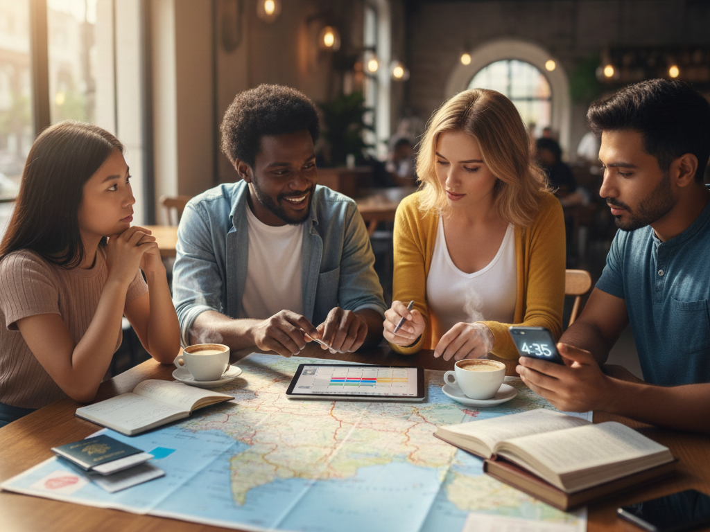 American preparing for American Visa