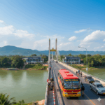 Bus from Chiang Rai to Laos passing through the Chiang Khong border